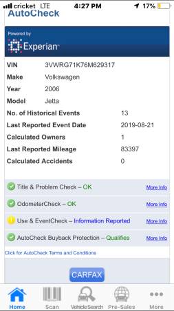 06 VW Jetta Low Miles 1 owner 83k for sale in San Diego, CA – photo 13