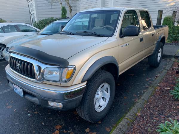 2002 Toyota Tacoma Double Cab, Gold, 3.4L V6, Automatic, 4WD - cars... for sale in Olympia, WA – photo 11