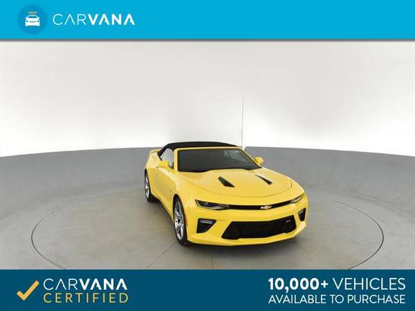 2017 Chevy Chevrolet Camaro SS Convertible 2D Convertible Yellow - for sale in Norfolk, VA – photo 12
