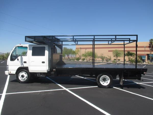2007 Isuzu NQR Crew Cab Flatbed Work Truck Flat Bed NPR Diesel for sale in Phoenix, AZ – photo 8