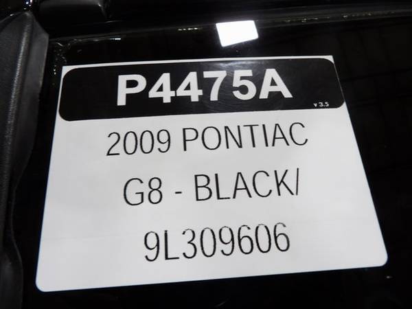 2009 Pontiac G8 GXP sedan Black Monthly Payment of for sale in Benton Harbor, MI – photo 24