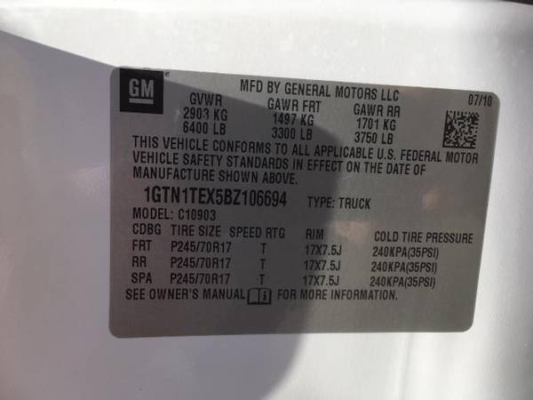 2011 GMC Sierra 1500 2WD Reg Cab 133.0 Work Truck - cars & trucks -... for sale in Phoenix, AZ – photo 10