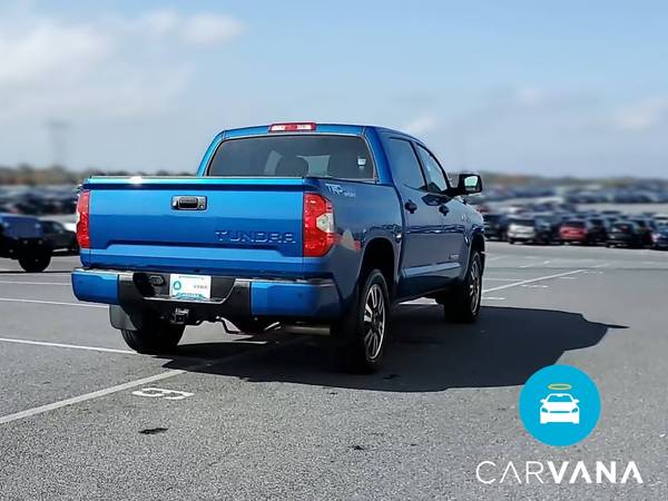 2018 Toyota Tundra CrewMax SR5 Pickup 4D 5 1/2 ft pickup Blue - -... for sale in Visalia, CA – photo 10