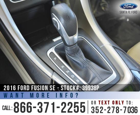 *** 2016 Ford Fusion SE *** SYNC - Bluetooth - Touchscreen - Camera for sale in Alachua, GA – photo 18