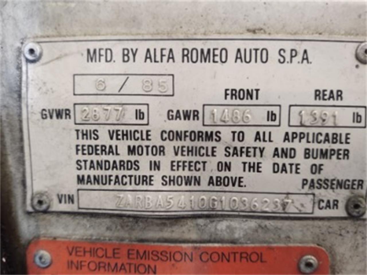 1986 Alfa Romeo Spider for sale in Miami, FL – photo 8
