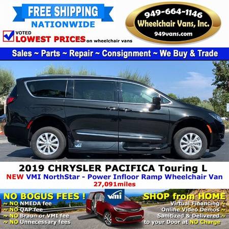 2019 Chrysler Pacifica Touring L Wheelchair Van VMI Northstar - Pow for sale in LAGUNA HILLS, NV – photo 5