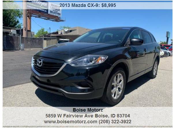 2013 Mazda CX-9 ~~~~~3RD ROW SEATS~~~~~~~GREAT ON GAS for sale in BOISE MOTORZ 5859 W FAIRVIEW AVE 322-392, ID