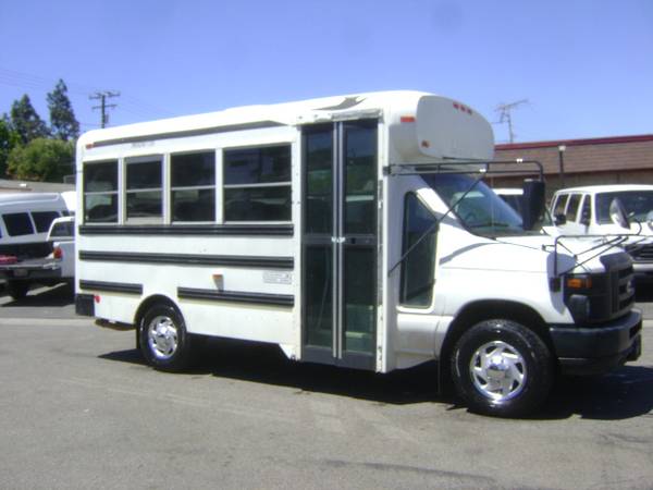 08 Ford E350 15-Passenger School Bus Cargo RV Camper Van 1 Owner for sale in Corona, CA – photo 3