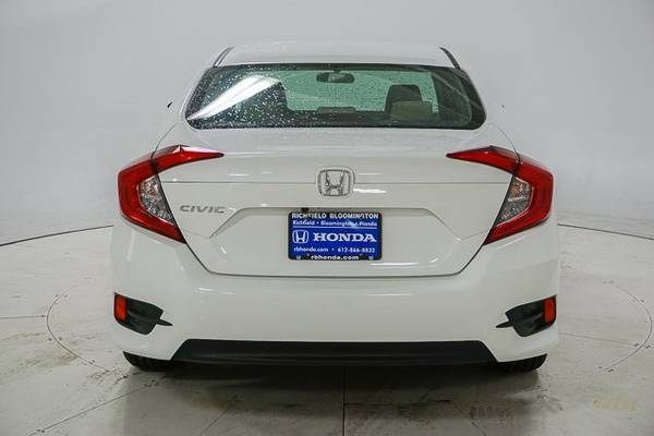 2017 *Honda* *Civic Sedan* *LX CVT* Taffeta White - cars & trucks -... for sale in Richfield, MN – photo 11