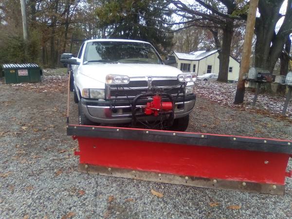 1999 Dodge 2500 4x4 5.9L Cummins Diesel Flat bed Dump snow plow -... for sale in Pittsburgh, PA – photo 14