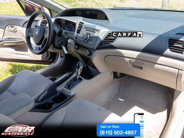 2012 Honda Civic LX 4dr Sedan 5A - - by dealer for sale in Mount Juliet, TN – photo 11
