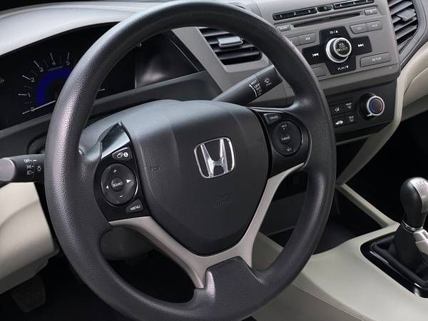 2012 Honda Civic LX Coupe 2D coupe White - FINANCE ONLINE - cars &... for sale in irving, TX – photo 24