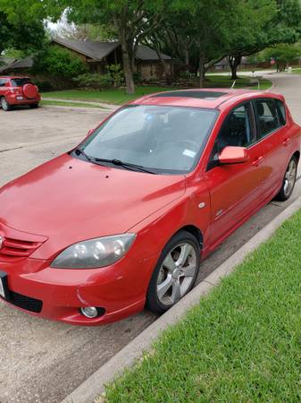 2004 Red Mazda 3 Hatchback - Manual Transmission for sale in Richardson, TX – photo 3