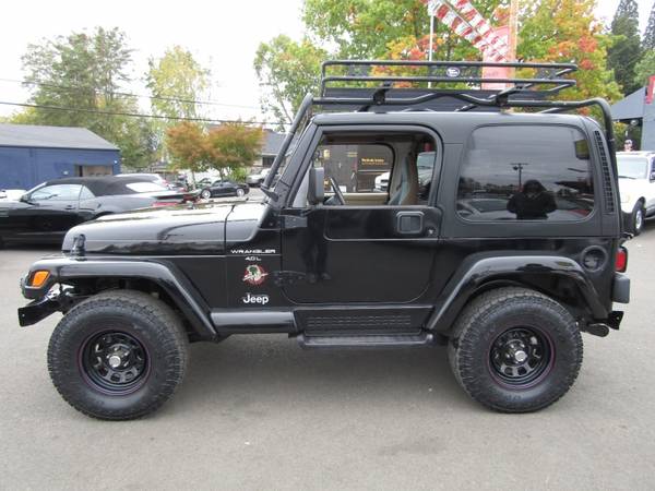 2000 Jeep Wrangler 2dr Sahara *BLACK* 4.0 6CLY HARDTOP 139K - cars &... for sale in Milwaukie, OR – photo 10