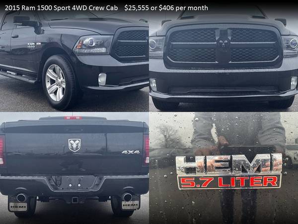 475/mo - 2016 Ram 1500 Big Horn 4WD! 4 WD! 4-WD! EcoDiesel! Crew Cab for sale in Chelsea, MI – photo 18