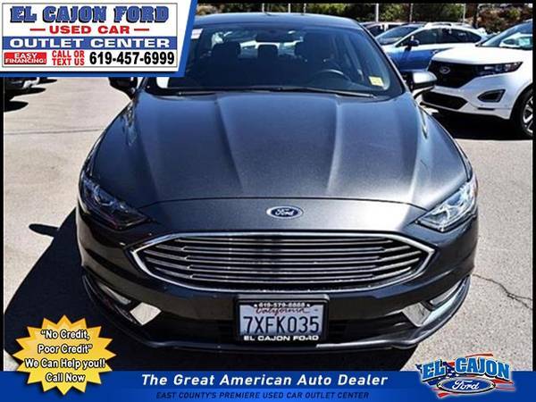 2017 Ford Fusion SE SEDAN EZ FINANCING-LOW DOWN! EL CAJON FORD for sale in Santee, CA – photo 3