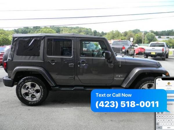 2018 Jeep Wrangler JK Unlimited Sahara 4WD - EZ FINANCING AVAILABLE! for sale in Piney Flats, TN – photo 5