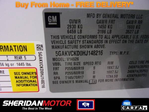 2017 Buick Enclave Premium **WE DELIVER TO MT & NO SALES TAX** -... for sale in Sheridan, MT – photo 18
