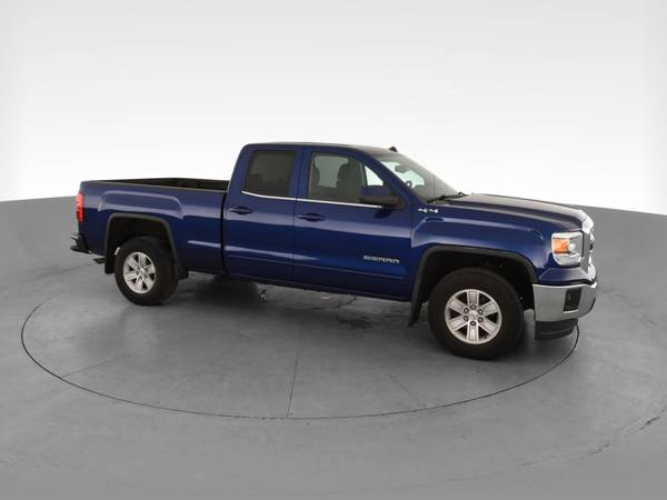 2014 GMC Sierra 1500 Double Cab SLE Pickup 4D 6 1/2 ft pickup Blue -... for sale in irving, TX – photo 14
