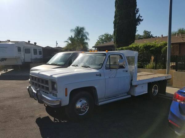 1978 GMC 1 ton flatbed w/dually rear end - cars & trucks - by owner... for sale in Empire, CA – photo 2
