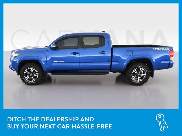 2017 Toyota Tacoma Double Cab TRD Sport Pickup 4D 6 ft pickup Blue for sale in Dade City, FL – photo 4
