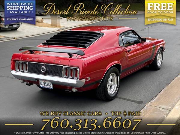 CRAZY DEAL on this 1970 Ford Mustang Fastback 351 , AC , Mach 1 for sale in Palm Desert , CA – photo 4