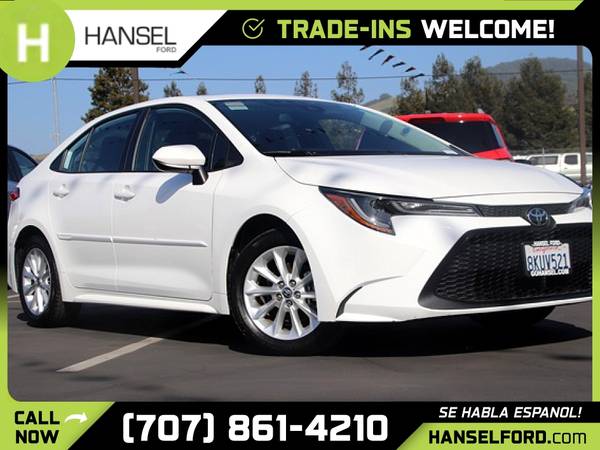 2020 Toyota Corolla LE FOR ONLY 330/mo! - - by dealer for sale in Santa Rosa, CA – photo 3