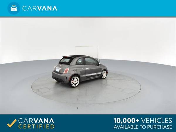 2013 FIAT 500 500c Abarth Cabrio Convertible 2D Convertible Gray - for sale in Indianapolis, IN – photo 11