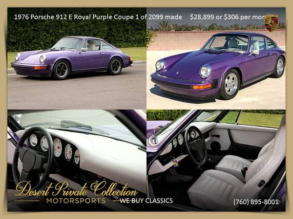 1976 Porsche 911S Fully Matching Numbers+COA Coupe Coupe at an... for sale in Palm Desert, NY – photo 20