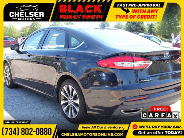 $268/mo - 2019 Ford *Fusion* *SE* *AWD!* *AWD* - Easy Financing! -... for sale in Chelsea, MI – photo 4