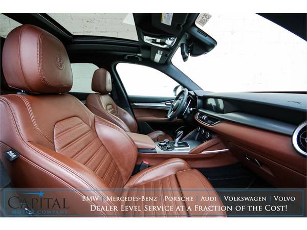 Alfa Romeo Stelvio w/20 Wheel PKg, Adaptive Cruise, etc! Like a Q3 for sale in Eau Claire, WI – photo 11