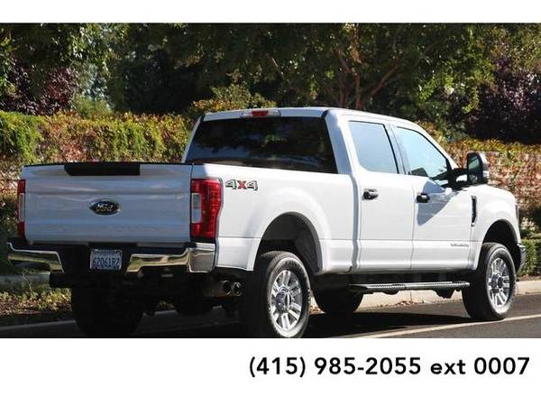 2019 Ford Super Duty F-250 truck XLT 4D Crew Cab (White) for sale in Brentwood, CA – photo 3