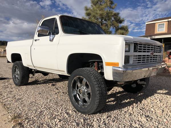 1983 K10 short bed 4X4 truck HIGHLY MODIFIED - cars & trucks - by... for sale in Peyton, CO – photo 2