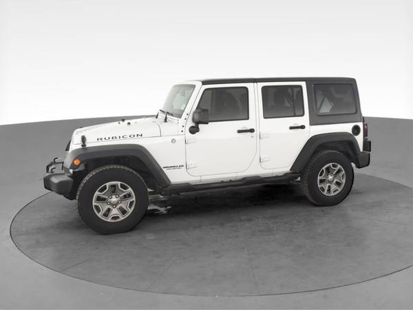 2015 Jeep Wrangler Unlimited Rubicon Sport Utility 4D suv White - -... for sale in Rochester, MN – photo 4