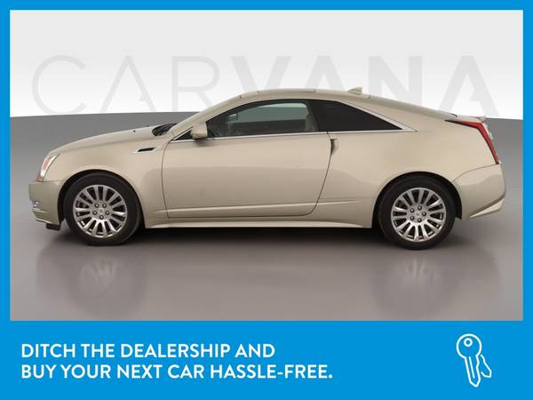 2014 Caddy Cadillac CTS 3 6 Premium Collection Coupe 2D coupe Beige for sale in Arlington, District Of Columbia – photo 4