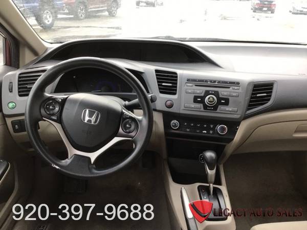 2012 HONDA CIVIC LX - - by dealer - vehicle automotive for sale in Jefferson, WI – photo 10