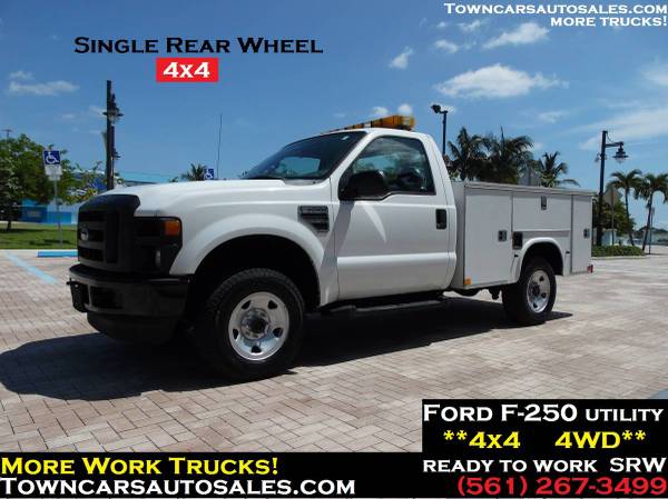 Ford F250 F-250 4X4 4WD SRW Work Tool Utility Body Truck SERVICE TRUCK for sale in West Palm Beach, FL