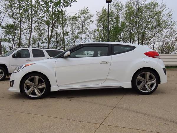 2014 Hyundai Veloster Turbo coupe White - - by dealer for sale in Ankeny, IA – photo 3