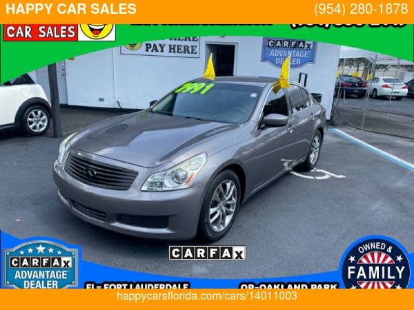 2009 Infiniti G 37 4dr Sdn Luxury RWD - - by dealer for sale in Fort Lauderdale, FL