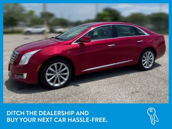 2013 Caddy Cadillac XTS Luxury Collection Sedan 4D sedan Red for sale in Sausalito, CA – photo 4