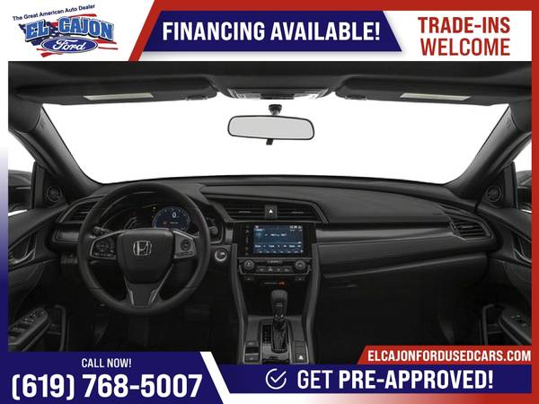 2018 Honda Civic Hatchback EX FOR ONLY 387/mo! - - by for sale in Santee, CA – photo 8