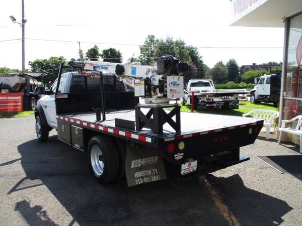 2011 RAM 5500 12 FLAT BED** CRANE TRUCK ** DIESEL 4X4 - cars &... for sale in south amboy, IA – photo 5