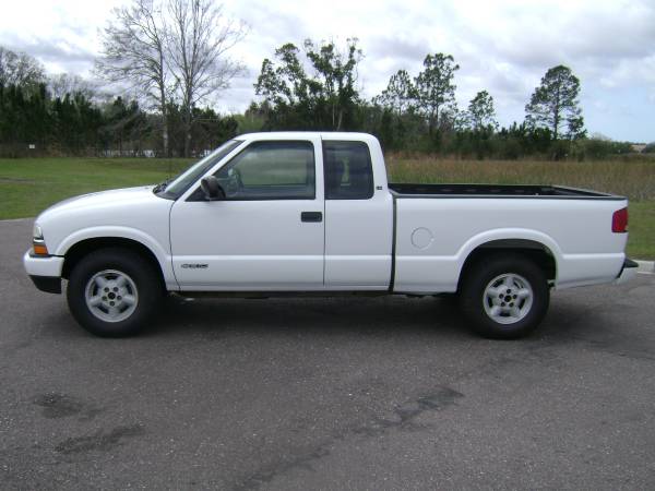 2003 CHEVROLET S 10 LS EXTRA CAB 4X4 1 OWNER, CC FAX, 90,335 MILES for sale in Odessa, FL