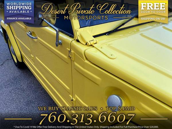 1973 Volkswagen Thing Type 181 Convertible, removable roll bar Wagon for sale in Other, FL – photo 10