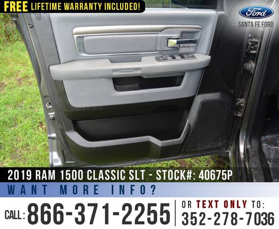*** 2019 Ram 1500 Classic SLT *** Camera - Flex Fuel - Bluetooth -... for sale in Alachua, FL – photo 11