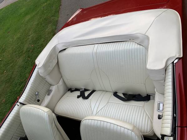 1968 OLDSMOBILE CUTLASS S, CONVERTIBLE, AUTOMATIC, RED / WHITE, VIDEO for sale in Belmont, MA – photo 21
