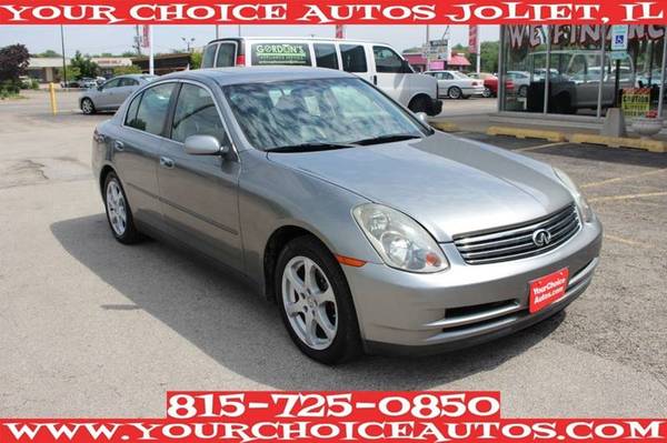 2004 *INFINITI**G35* 88K LEATHER SUNROOF KEYLESS GOOD TIRES 114253 for sale in Joliet, IL – photo 3