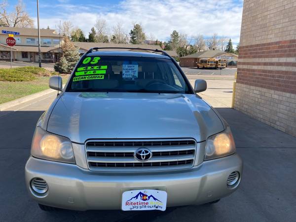 2003 Toyota Highlander 4WD - - by dealer - vehicle for sale in Lakewood, CO – photo 6