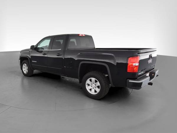 2018 GMC Sierra 1500 Double Cab SLE Pickup 4D 6 1/2 ft pickup Black... for sale in Rockford, IL – photo 7
