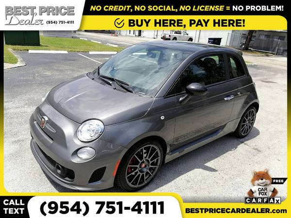 2013 Fiat 500 Abarth 2dr 2 dr 2-dr Hatchback for only 180/mo! for sale in HALLANDALE BEACH, FL – photo 4